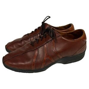 Allen Edmonds Traveler Walking Shoes Brown Leather Size 8